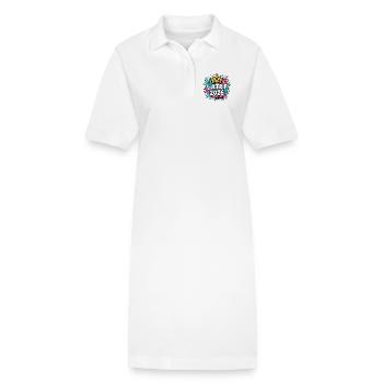 Voyage à LA 2026 - Robe polo bio PAIGER Stanley/Stella Femme - blanc - Devant