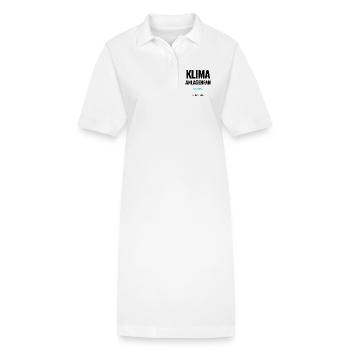 Klimaanlagenfan zu 100% 18 Grad, bitte - Stanley/Stella Frauen Bio-Polokleid PAIGER - Weiß - Vorne