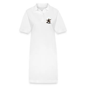 Méditation Zen du Tai Chi – Entraînement au Chi Qigong - Robe polo bio PAIGER Stanley/Stella Femme - blanc - Devant