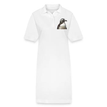 Pingouin - Robe polo bio PAIGER Stanley/Stella Femme - blanc - Devant