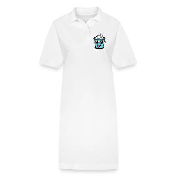 tasses Crème Frech Yaourt Crème Crème Glace Pudding - Robe polo bio PAIGER Stanley/Stella Femme - blanc - Devant