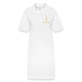 Bratsche Melvin - Stanley/Stella Frauen Bio-Polokleid PAIGER - Weiß - Vorne