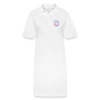 London Neon Skyline - Robe polo bio PAIGER Stanley/Stella Femme - blanc - Devant