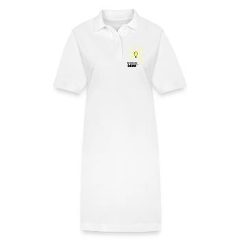 schlechte Idee - Stanley/Stella Frauen Bio-Polokleid PAIGER - Weiß - Vorne
