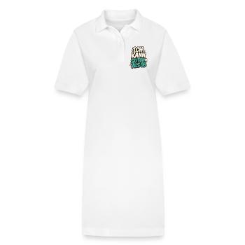 ICH KANN SO TUN ALS OB - Stanley/Stella Frauen Bio-Polokleid PAIGER - Weiß - Vorne