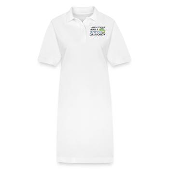 Ich Bin Verwirrter Als Ein Chamäleon - Stanley/Stella Frauen Bio-Polokleid PAIGER - Weiß - Vorne