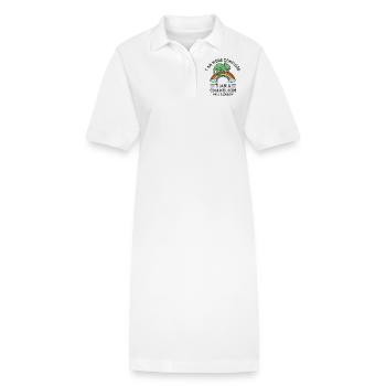 Ich Bin Verwirrter Als Ein Chamäleon - Stanley/Stella Frauen Bio-Polokleid PAIGER - Weiß - Vorne
