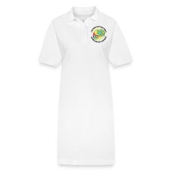 Ich Bin Verwirrter Als Ein Chamäleon - Stanley/Stella Frauen Bio-Polokleid PAIGER - Weiß - Vorne
