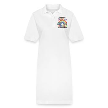 Ich Bin Verwirrter Als Ein Chamäleon - Stanley/Stella Frauen Bio-Polokleid PAIGER - Weiß - Vorne
