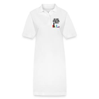 La mauvaise politique n’est pas non plus une solution - Robe polo bio PAIGER Stanley/Stella Femme - blanc - Devant
