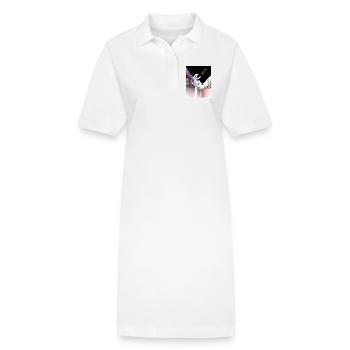 Blessolution « Équilibre » - Robe polo bio PAIGER Stanley/Stella Femme - blanc - Devant
