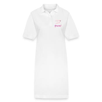 SUIS TON CŒUR Imprimer - Robe polo bio PAIGER Stanley/Stella Femme - blanc - Devant