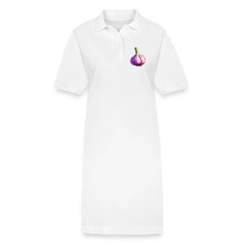 Ail - Robe polo bio PAIGER Stanley/Stella Femme - blanc - Devant