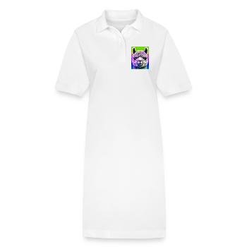 Alpaga - Robe polo bio PAIGER Stanley/Stella Femme - blanc - Devant