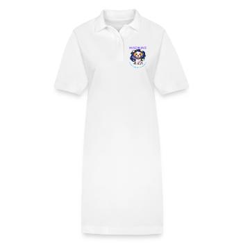 Mischling Design 3 - Stanley/Stella Frauen Bio-Polokleid PAIGER - Weiß - Vorne