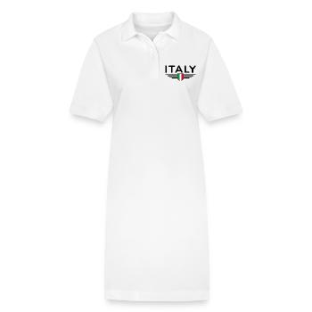 I Love Italy Tenue T-Shirt Design - Robe polo bio PAIGER Stanley/Stella Femme - blanc - Devant