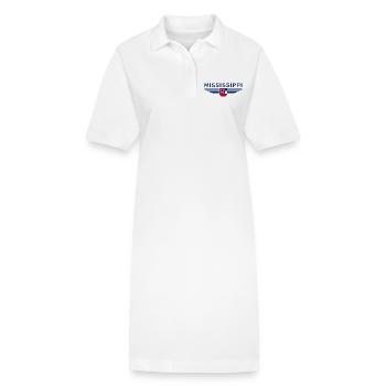 Mississippi Fan T-Shirt – Parfait pour les fans ! - Robe polo bio PAIGER Stanley/Stella Femme - blanc - Devant