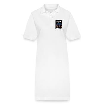 Ich werde im Urlaub sein - Stanley/Stella Frauen Bio-Polokleid PAIGER - Weiß - Vorne