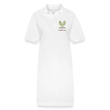 Meister des Aufschlags - Stanley/Stella Frauen Bio-Polokleid PAIGER - Weiß - Vorne