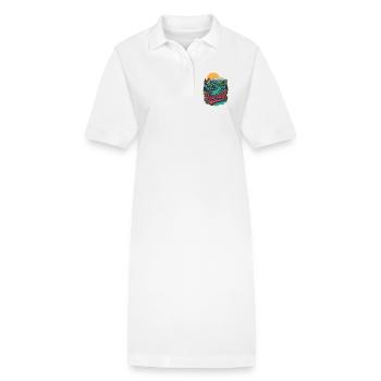 Vallée de l’Isar en Haute-Bavière - Robe polo bio PAIGER Stanley/Stella Femme - blanc - Devant