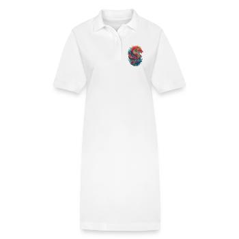Dragon - Robe polo bio PAIGER Stanley/Stella Femme - blanc - Devant
