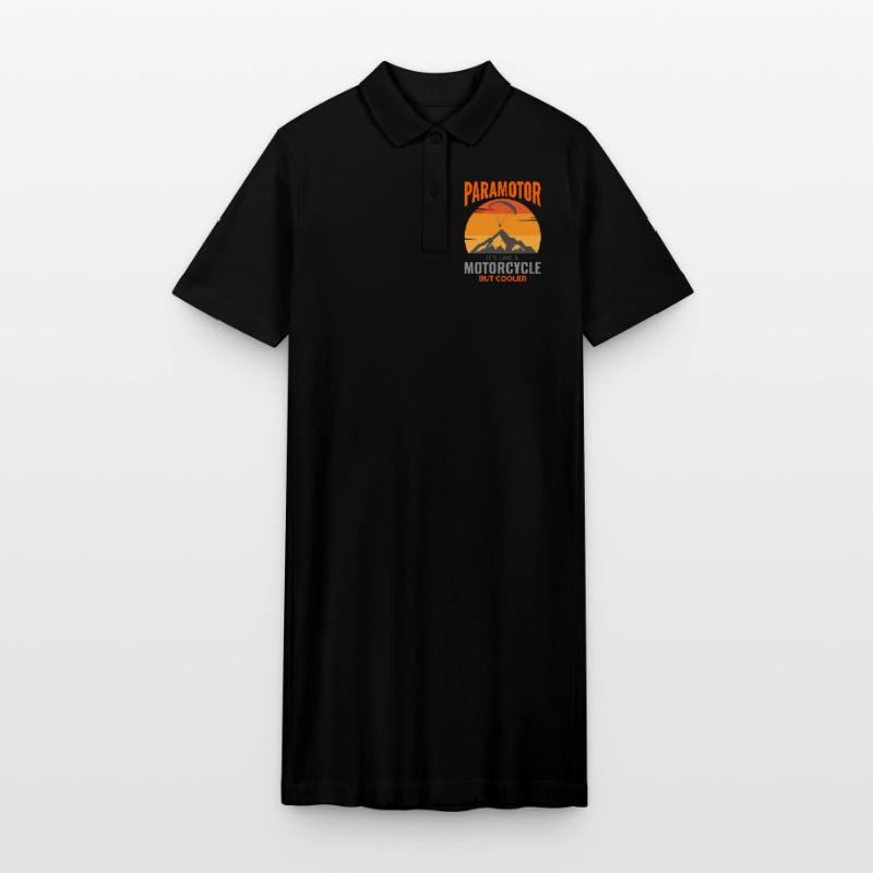 Paramotor Pilot Paramotoring Powered Paraglider Stanley/Stella PAIGER Organic Women’s Polo Dress