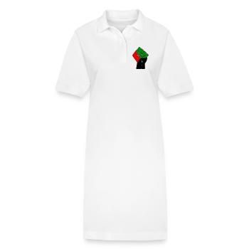 POING MADA - Robe polo bio PAIGER Stanley/Stella Femme - blanc - Devant