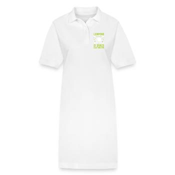 Golf - Armes de destruction de l’herbe - Robe polo bio PAIGER Stanley/Stella Femme - blanc - Devant