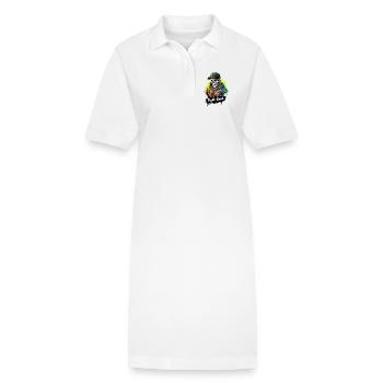 FIGHT HARD - Robe polo bio PAIGER Stanley/Stella Femme - blanc - Devant