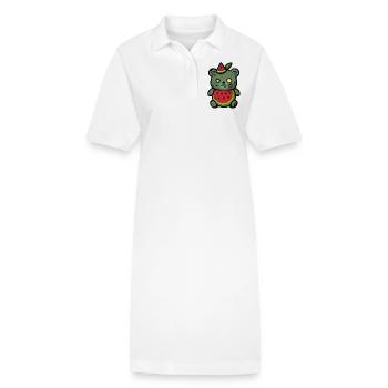 Baer - Stanley/Stella Frauen Bio-Polokleid PAIGER - Weiß - Vorne