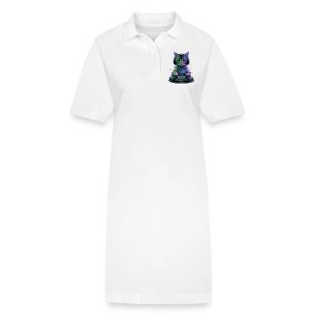 Minou DJ 🎧 - Robe polo bio PAIGER Stanley/Stella Femme - blanc - Devant