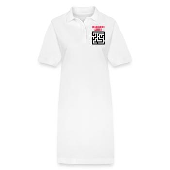 Abitur Abschluss Prüfung Sprüche lustig Brandenbur - Stanley/Stella Frauen Bio-Polokleid PAIGER - Weiß - Vorne