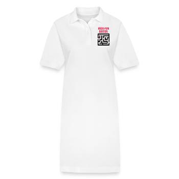 Abitur Abschluss Prüfung Sprüche lustig Meck-Pomm - Stanley/Stella Frauen Bio-Polokleid PAIGER - Weiß - Vorne