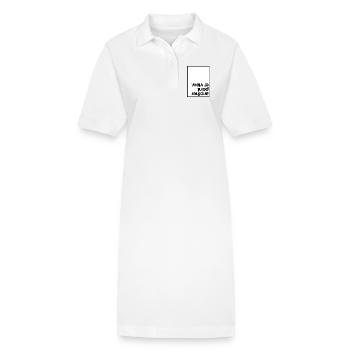 Another point of view - Robe polo bio PAIGER Stanley/Stella Femme - blanc - Devant