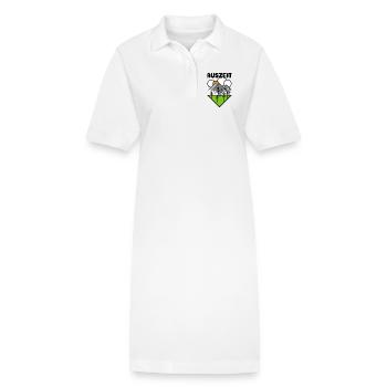 Time-Out Nature Camp Camper Camping Paysage Icône - Robe polo bio PAIGER Stanley/Stella Femme - blanc - Devant