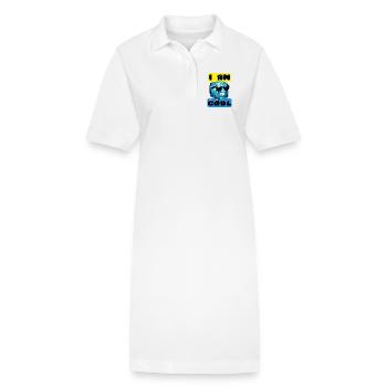 Eis - Stanley/Stella Frauen Bio-Polokleid PAIGER - Weiß - Vorne