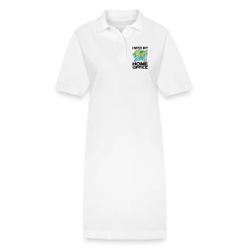 Home Office - Stanley/Stella Frauen Bio-Polokleid PAIGER - Weiß - Vorne