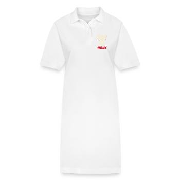 Saint - Robe polo bio PAIGER Stanley/Stella Femme - blanc - Devant