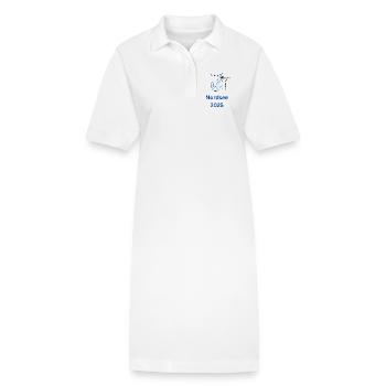 Nordsee 2025 - Stanley/Stella Frauen Bio-Polokleid PAIGER - Weiß - Vorne