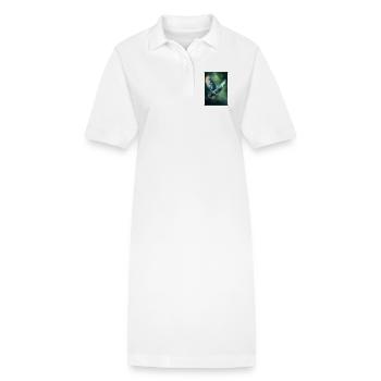 Tauben Taube - Stanley/Stella Frauen Bio-Polokleid PAIGER - Weiß - Vorne
