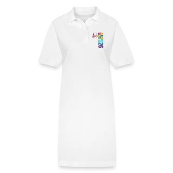 Débutants en crèche 2026 - Robe polo bio PAIGER Stanley/Stella Femme - blanc - Devant