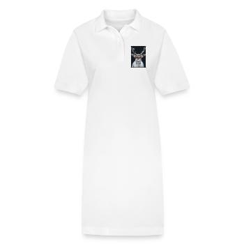 Rentiere Rentier - Stanley/Stella Frauen Bio-Polokleid PAIGER - Weiß - Vorne