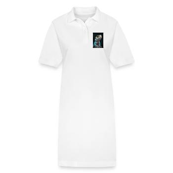 Lizards Lizard - Stanley/Stella PAIGER Organic Women’s Polo Dress - white - Front