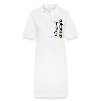 Classe de 2025 - Robe polo bio PAIGER Stanley/Stella Femme - blanc - Devant
