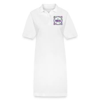 keltischer rahmen wicca e 230 - Stanley/Stella Frauen Bio-Polokleid PAIGER - Weiß - Vorne