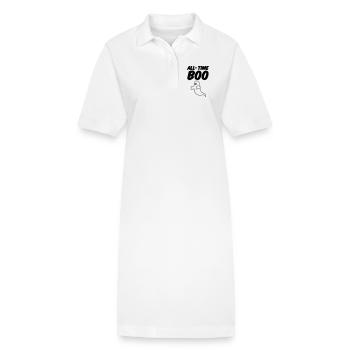 All-Time Boo Geschenk - Stanley/Stella Frauen Bio-Polokleid PAIGER - Weiß - Vorne