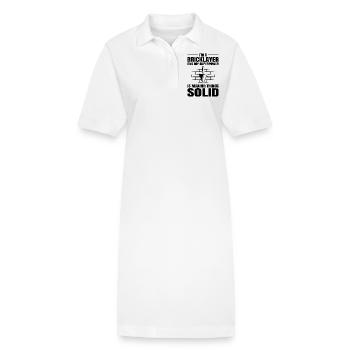 Maurer Maurer Maurer Maurer Wandbauer - Stanley/Stella Frauen Bio-Polokleid PAIGER - Weiß - Vorne
