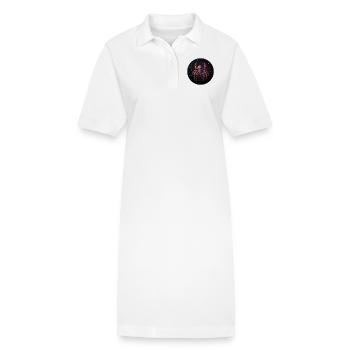 Araignée de l’espace dans l’espace en orbite - Robe polo bio PAIGER Stanley/Stella Femme - blanc - Devant