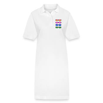 Sunglasses - Stanley/Stella PAIGER Organic Women’s Polo Dress - white - Front
