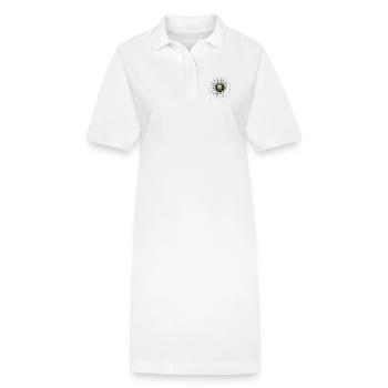 Wonderful fairy at the dragon gate - Stanley/Stella PAIGER Organic Women’s Polo Dress - white - Front